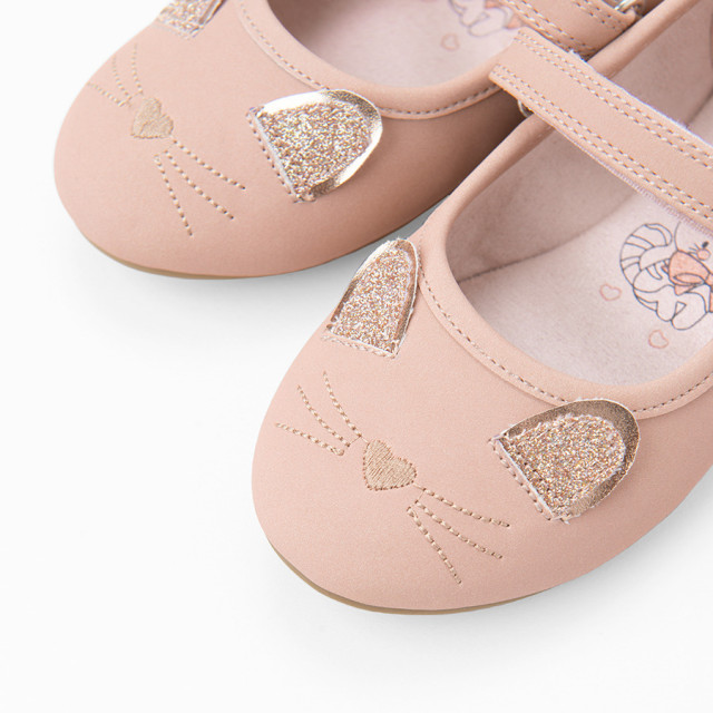 Балеринки, цвят: Светло розов