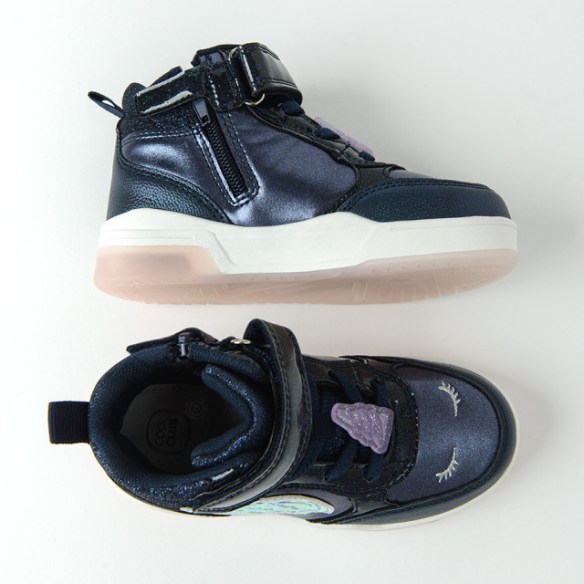 Високи обувки, цвят: Морско син