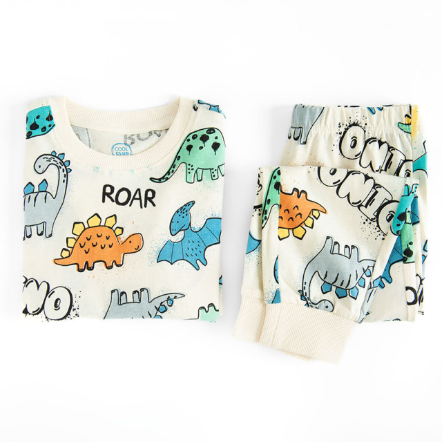 Пижама, цвят: Бежов