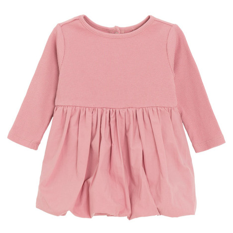 Рокля с дълъг ръкав, цвят: Розов