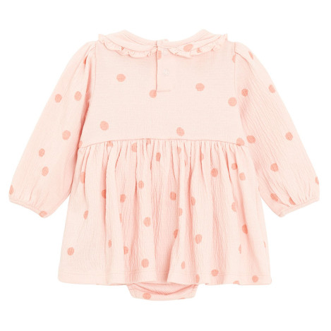 Боди с дълъг ръкав, цвят: Розов