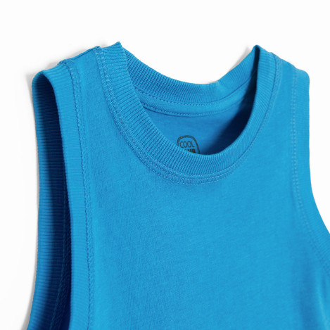 Тениска без ръкав, цвят: Син