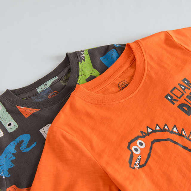 Тениска с къс ръкав 2бр., цвят: Микс