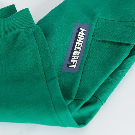 Спортен панталон MINECRAFT, цвят: Зелен