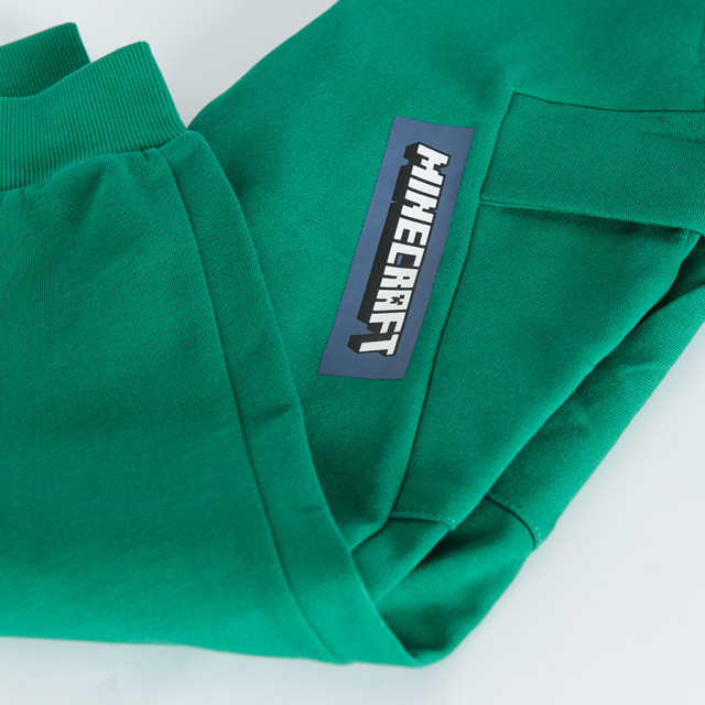 Спортен панталон MINECRAFT, цвят: Зелен