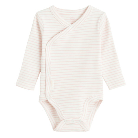 Боди с дълъг ръкав 2бр., цвят: Бял