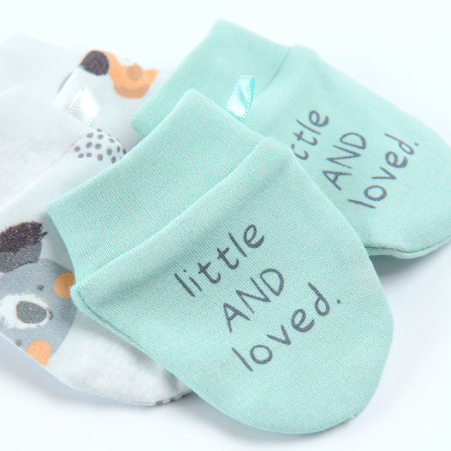 Ръкавици за новородени 2бр., цвят: Микс