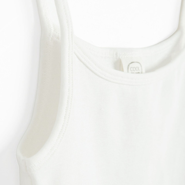 Тениска без ръкав, цвят: Бял