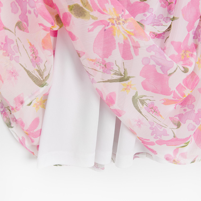 Рокля с къс ръкав, цвят: Микс