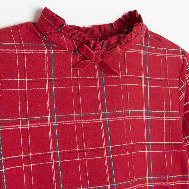 Рокля с дълъг ръкав, цвят: Микс