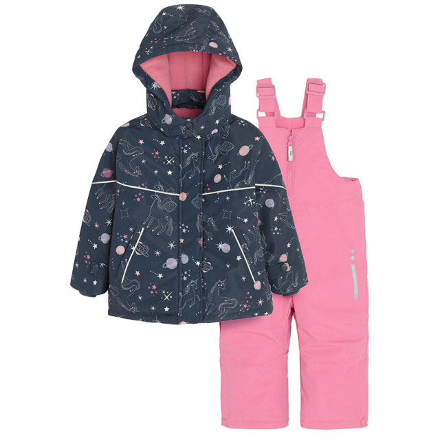 Зимно облекло 2 части, цвят: Микс