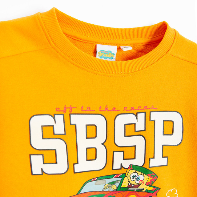 Блуза с дълъг ръкав SPONGEBOB, цвят: Жълт