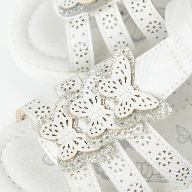 Сандали, цвят: Бял