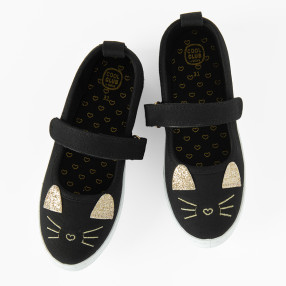 Пантофи, цвят: Черен