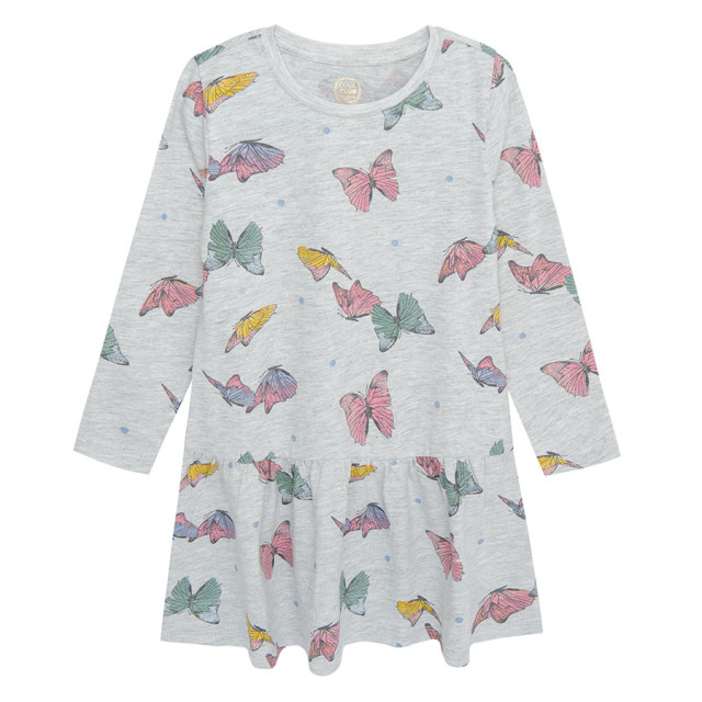 Рокля с дълъг ръкав, цвят: Микс