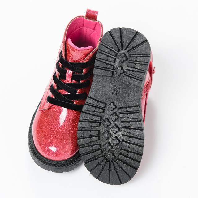 Високи обувки, цвят: Тъмно цикламен