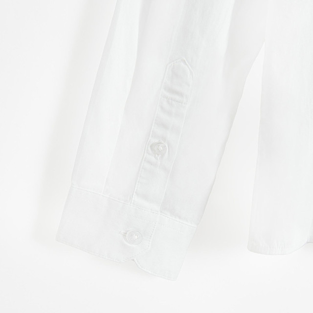 Риза с дълъг ръкав, цвят: Бял