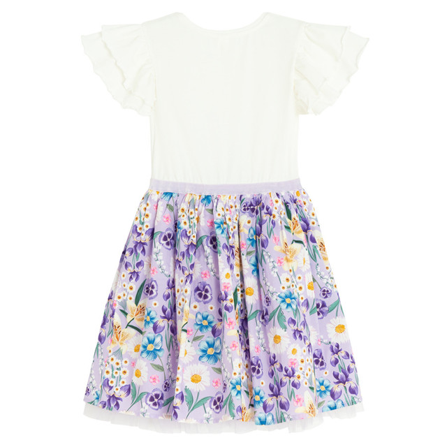 Рокля с къс ръкав, цвят: Розов