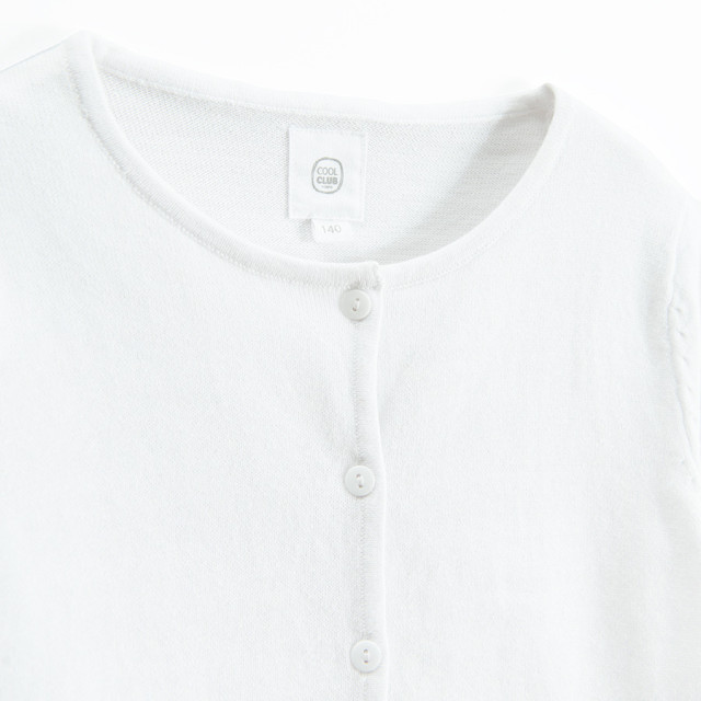 Жилетка, цвят: Бял