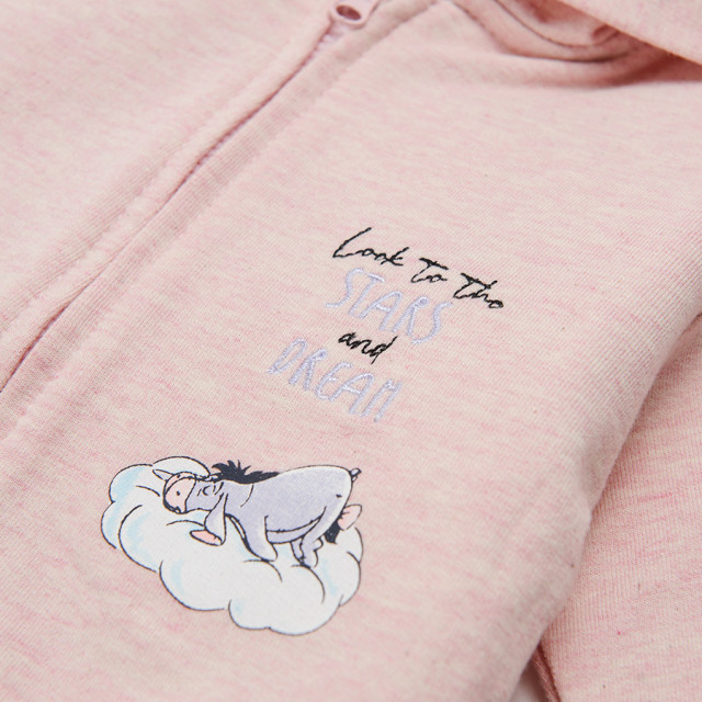 Суитчър WINNIE THE POOH, цвят: Розов меланж