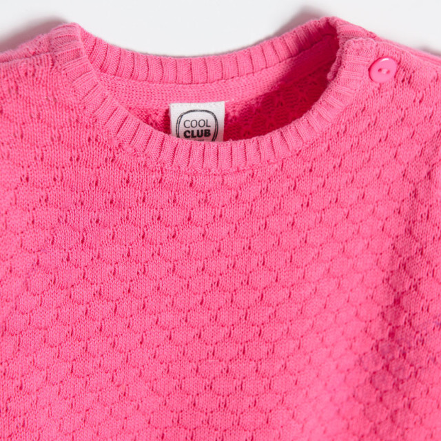 Рокля с дълъг ръкав, цвят: Розов