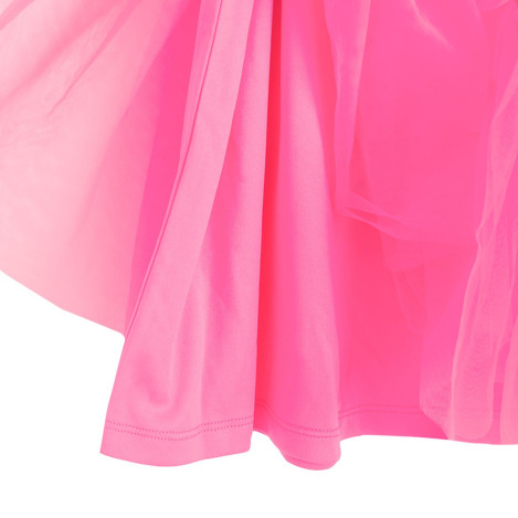 Рокля с къс ръкав, цвят: Розов