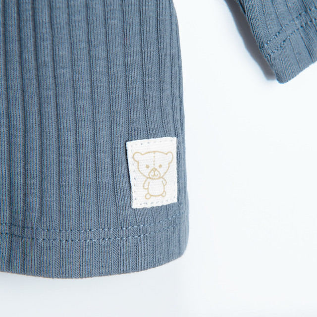 Тениска с дълъг ръкав, цвят: Тъмно син