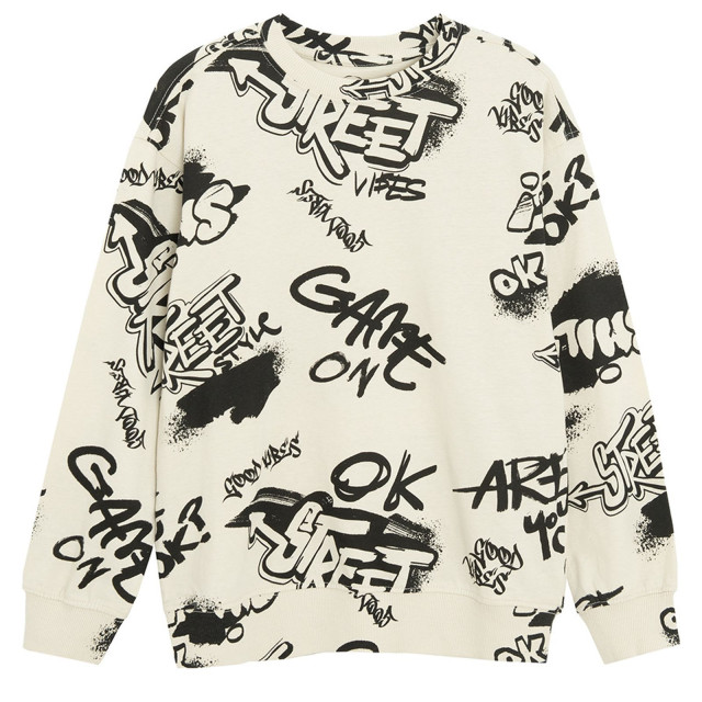 Блуза с дълъг ръкав, цвят: Черен