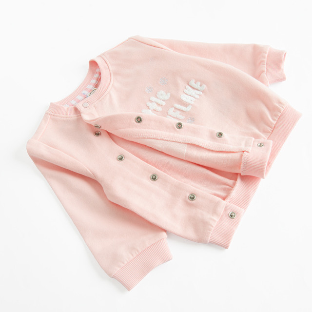 Блуза с дълъг ръкав, цвят: Светло розов