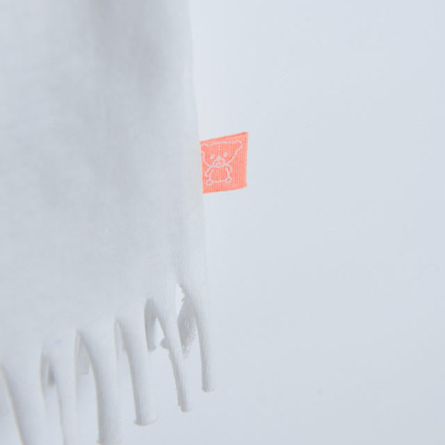 Блуза с къс ръкав, цвят: Кремав