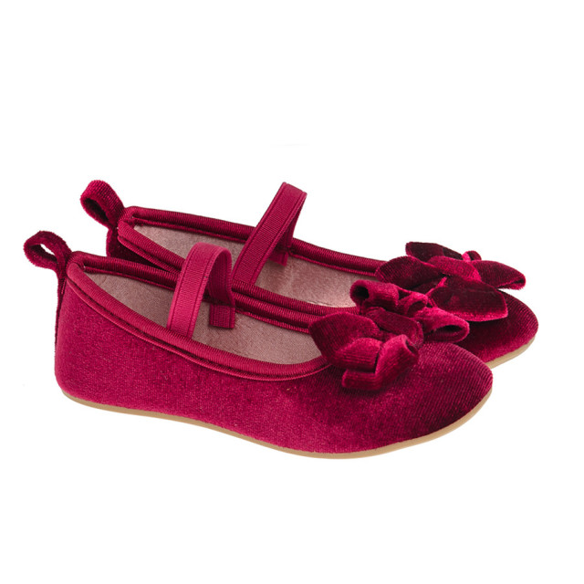 Балеринки, цвят: Червен