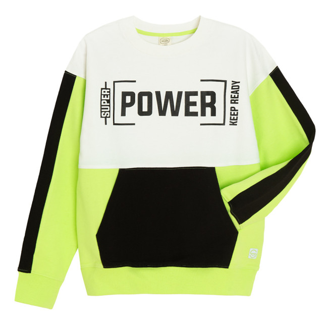 Блуза с дълъг ръкав, цвят: Бял