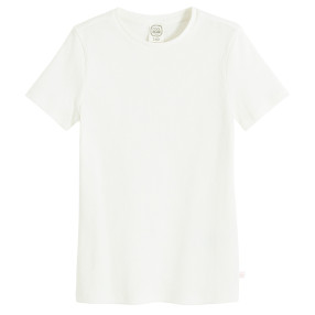 Тениска с къс ръкав, цвят: Бял