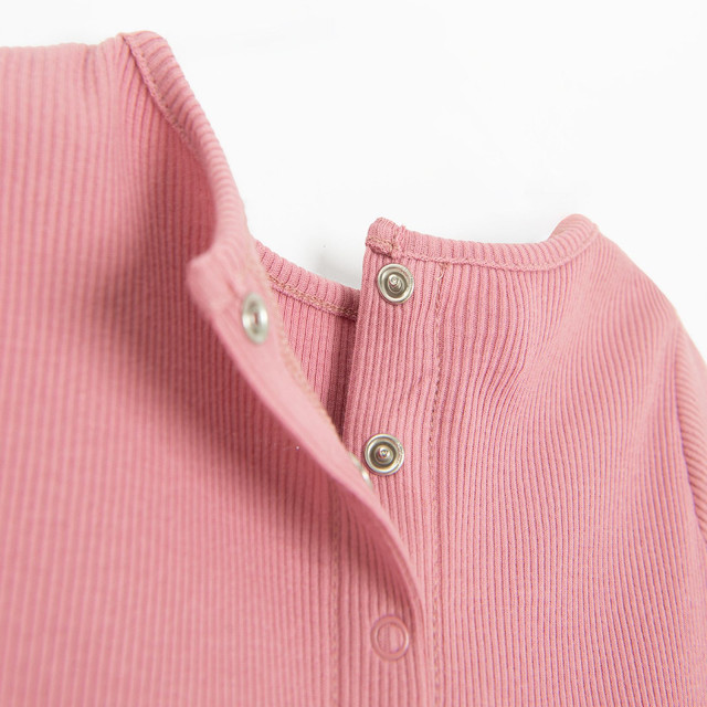 Рокля с дълъг ръкав, цвят: Розов