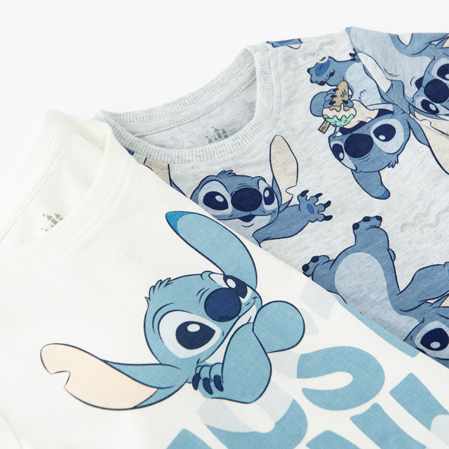 Тениска с къс ръкав 2бр. LILO & STITCH, цвят: Микс