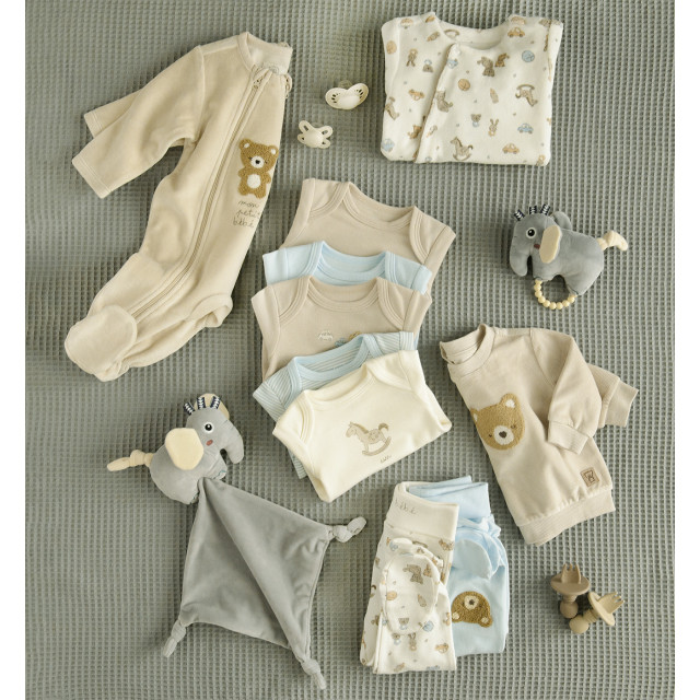 Блуза с дълъг ръкав, цвят: Бежов