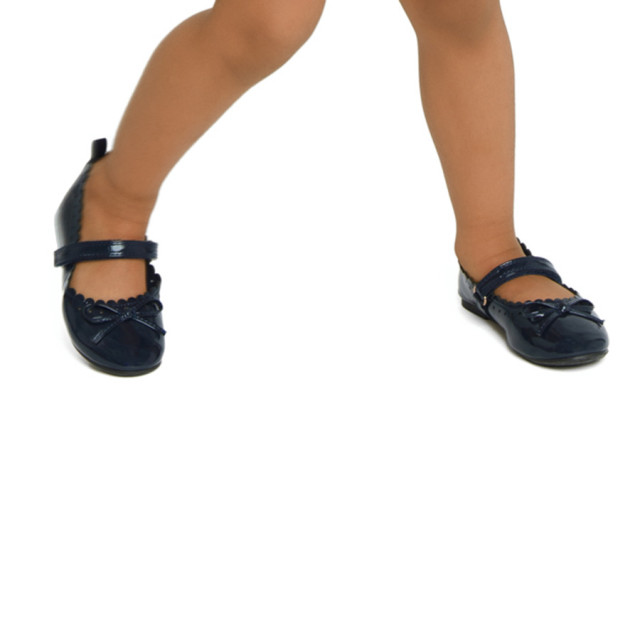 Балеринки, цвят: Морско син