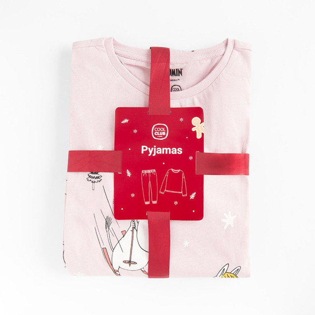 Пижама MOOMINS, цвят: Виолетов