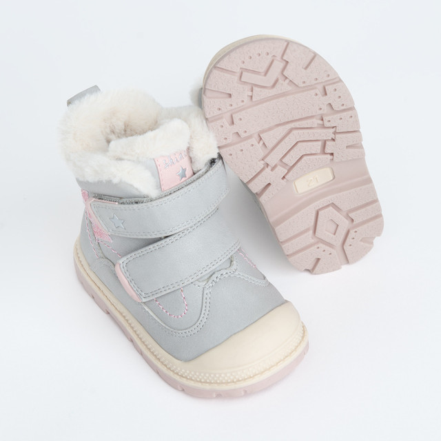 Ботуши, цвят: Светло сив