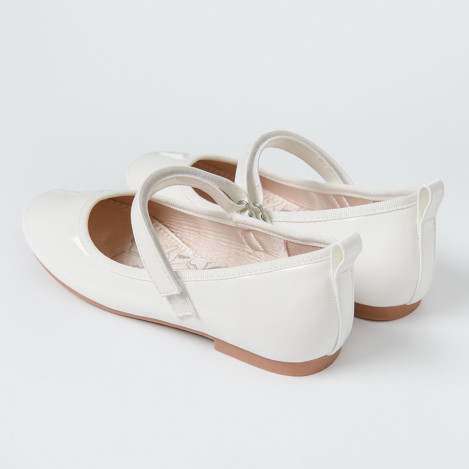 Балеринки, цвят: Бял