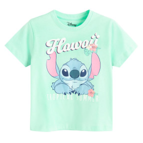 Тениска с къс ръкав LILO&STITCH, цвят: Тюркоазен