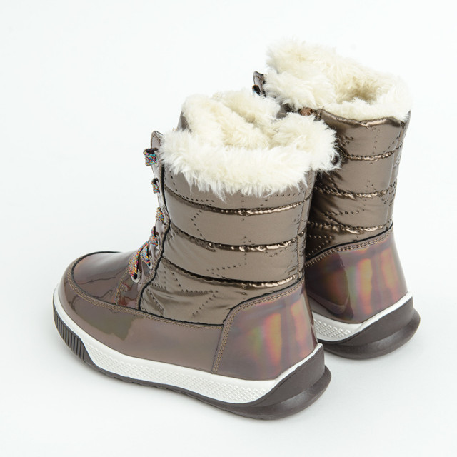 Ботуши, цвят: Бежов