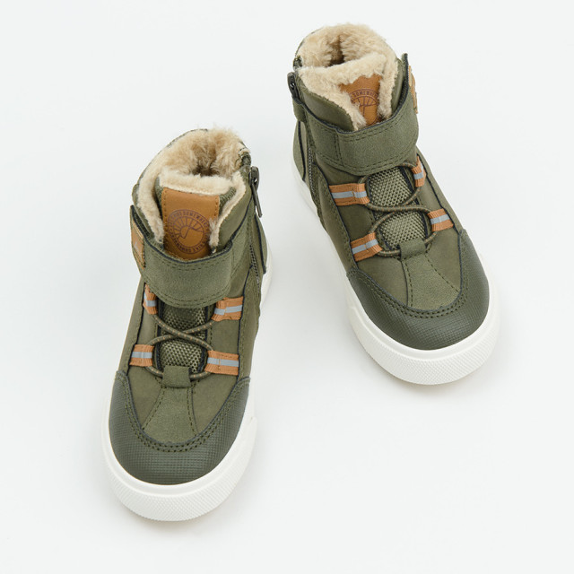 Високи обувки, цвят: Каки