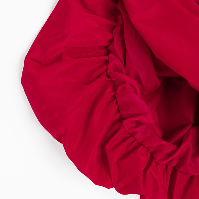 Рокля с дълъг ръкав, цвят: Червен