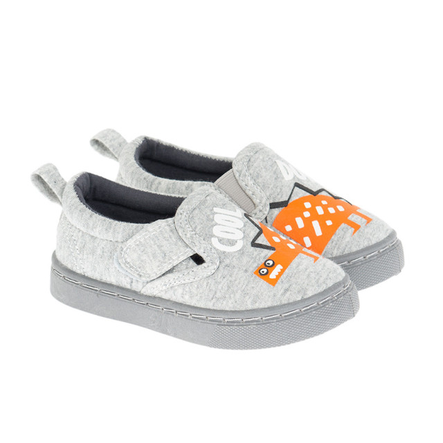 Пантофи, цвят: Сив меланж