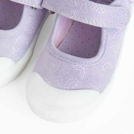 Пантофи, цвят: Лилав