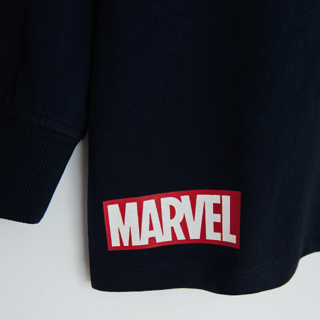 Блуза с дълъг ръкав SPIDER-MAN, цвят: Тъмно син