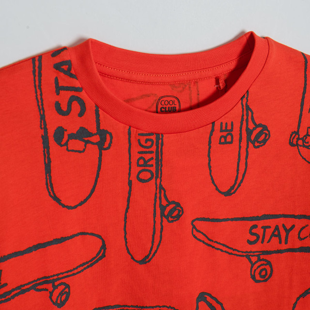 Тениска с дълъг ръкав, цвят: Червен