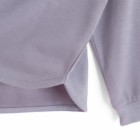 Блуза с дълъг ръкав, цвят: Виолетов