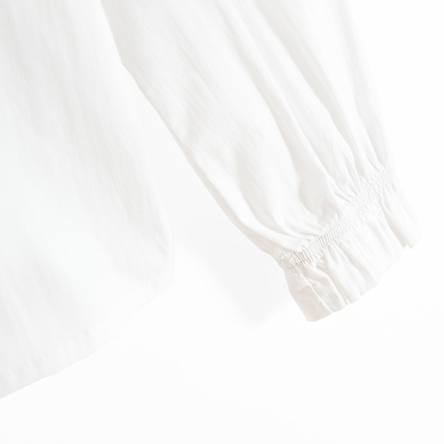 Риза с дълъг ръкав, цвят: Бял